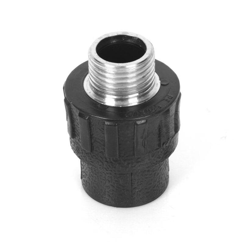 PE Threaded Straight Union Connector