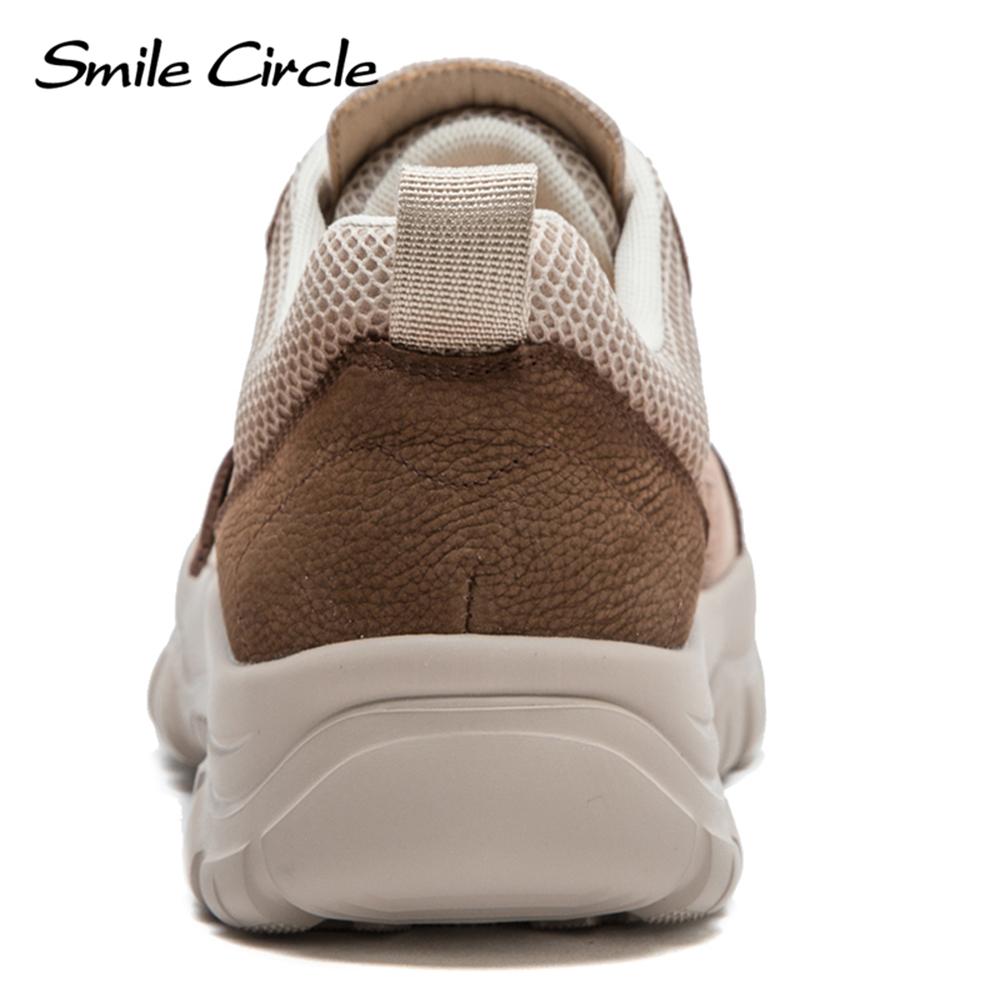 Baskets en cuir véritable pour femmes, chaussures plates à lacets à bout rond, chaussures décontractées et confortables à la mode