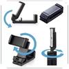 Mobile device holder travel mobile phone holder desktop folding mobile phone clip universal live outdoor travel mobile phone holder black