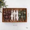 Kunststoff Material Weihnachtsbaumschmuck 9 Stück/Karton Weihnachts-Hängeschmuck Set Kamindekoration