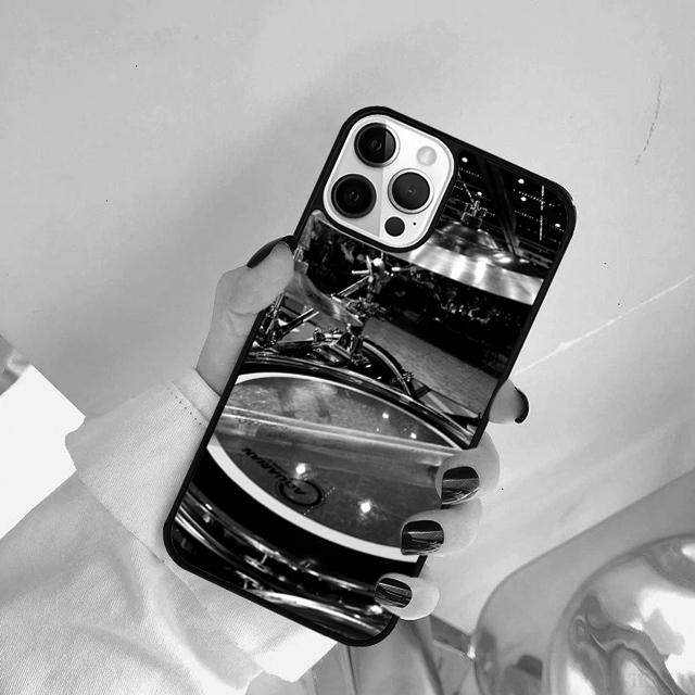 Musical Instrument Drum Phone Case Cover For for iPhone 17 Air 15 16 14 11 12 13 Pro MAX Plus