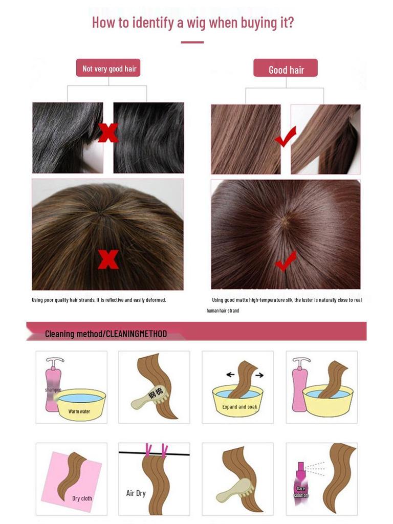 European & American Women's Long Curly Synthetic Wig with Bangs