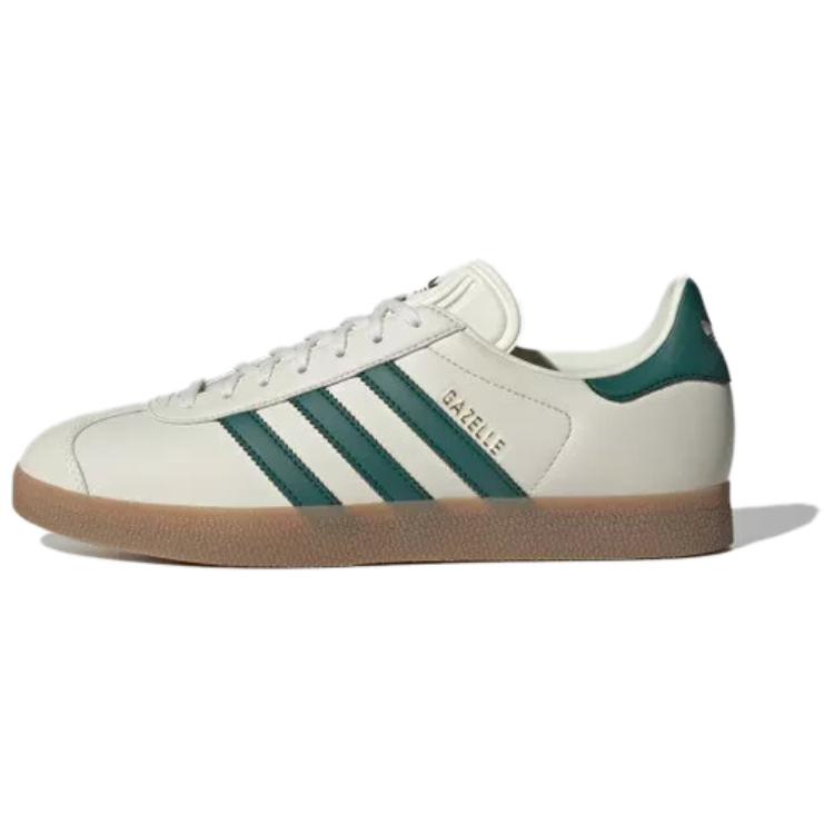 Adidas Originals Gazelle Comfortable Simple Low-Top Sneakers Men Sneakers White JI0208