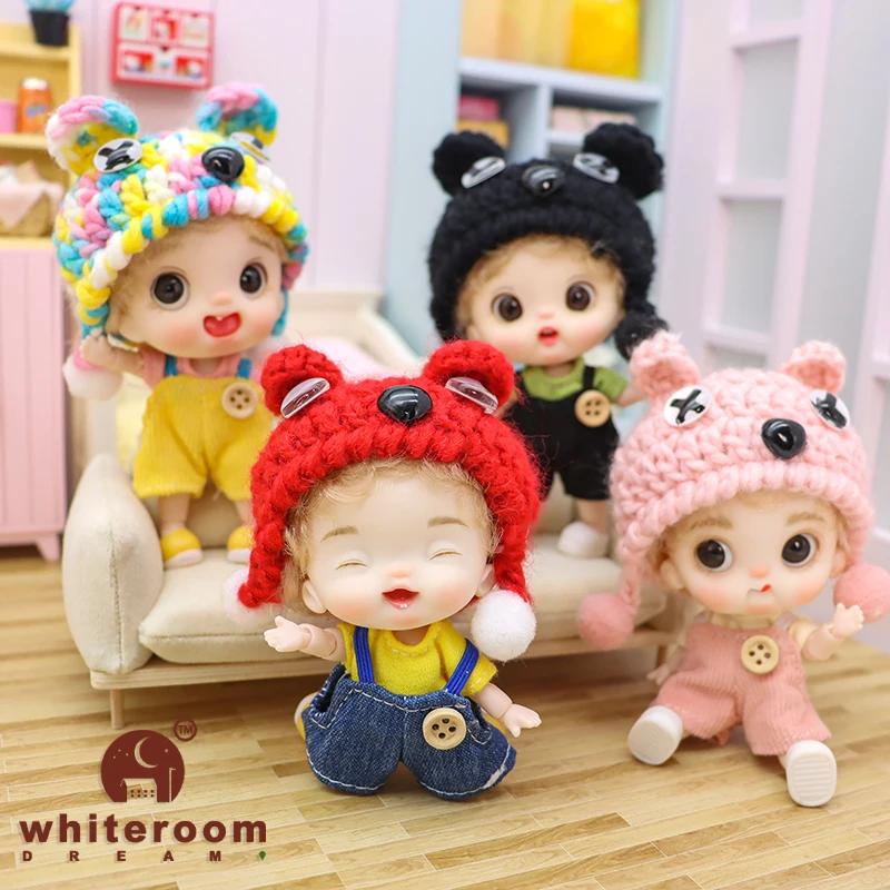 10cm BJD Mini Dolls For Girls Cute Bag Key Pendant Accessories Body Bjd Doll Clothes Toys For Kids Children Baby Holiday Gift