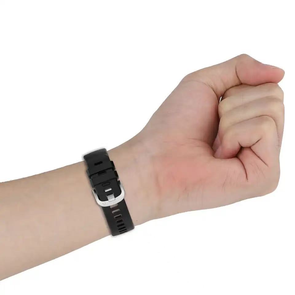 Bracelet en Silicone 18mm 20mm 22mm Pour Garmin Vivoactive 6 5 4 4s Montre Venu 4 3 2 2s SQ Forerunner 265 165 Bracelet Wristband 3