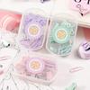 Macaron Color Stationery Set: Paper Clips, Ticket Clips, Stapler, Thumbtacks, and Binder Clips
