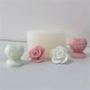 Heart Shaped Candle Mold Rose Candle Mold for DIY Candle Soap Plaster Chocolate Home Decor DIY Resin Casting Molds