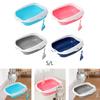 Cat Toilet Open Top Pet Litter Tray Kitten Pan for Small Pets Rabbit