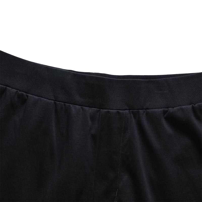 FILA Cotton Basic Solid Color Logo Knitted Shorts Men Shorts Legendary-Blue F11M227608F-NV