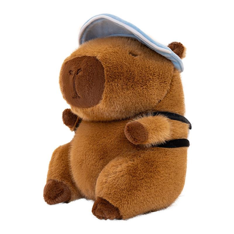 Sports Capybara Plush Toy Football Skateboard Backpack Kapibara Mall Boutique Pillow