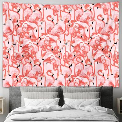 Flamingo Pattern Decorative Wall Hanging Bedroom Fabric Wall Art Tapestry
