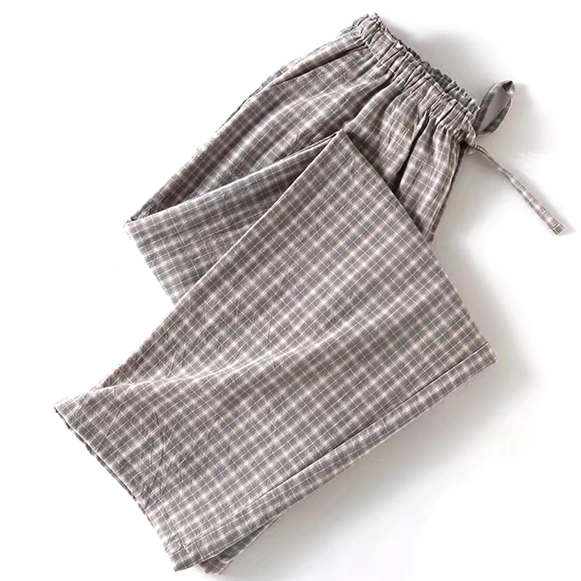 

Pajama Check Gentle on the Gift [SISOFTLY] Women s Pants, Purple, Pattern, 100% Cotton, Skin, Spring/Summer, Nightwear, Cool, Women s Loungewear, фіолетовий