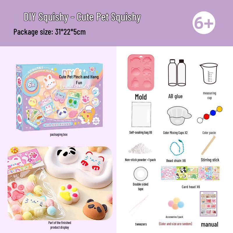 Yibile Mini DIY Pig Trotters Rice Handmade Simulation Dish Toy Set