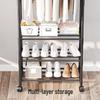 Foldable Multi-functional Clothes, Hat, and Shoe Rack for Bedroom Storage