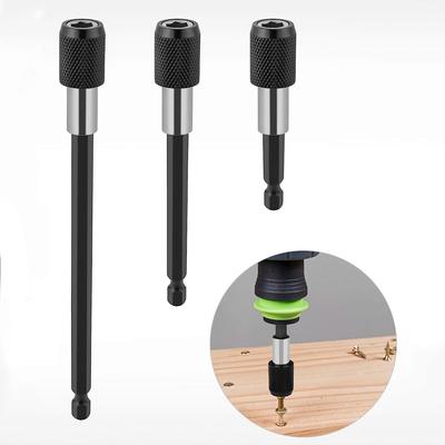 3PC hexagonal Quick Release autoblocant prelungitor tijă burghiu electric șurubelniță tijă de transfer rapid instrument de prelungire tijă