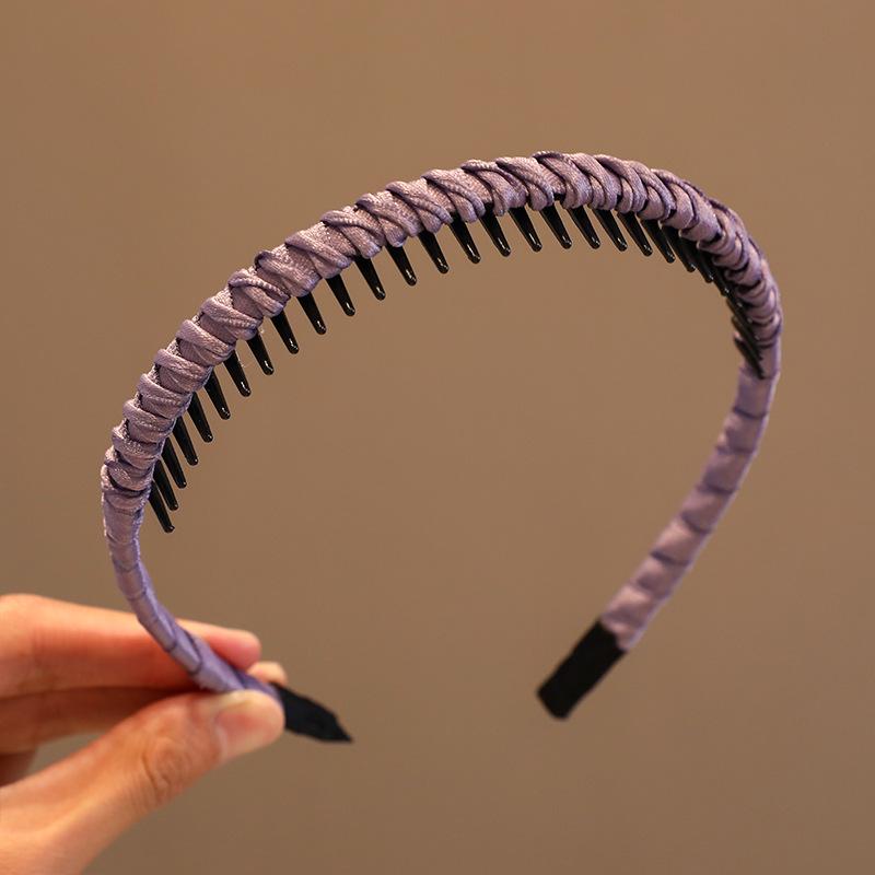 Korean Kids' Anti-slip Hair Tamer Headband with Teeth - Cute Flyaway Hair Accessory