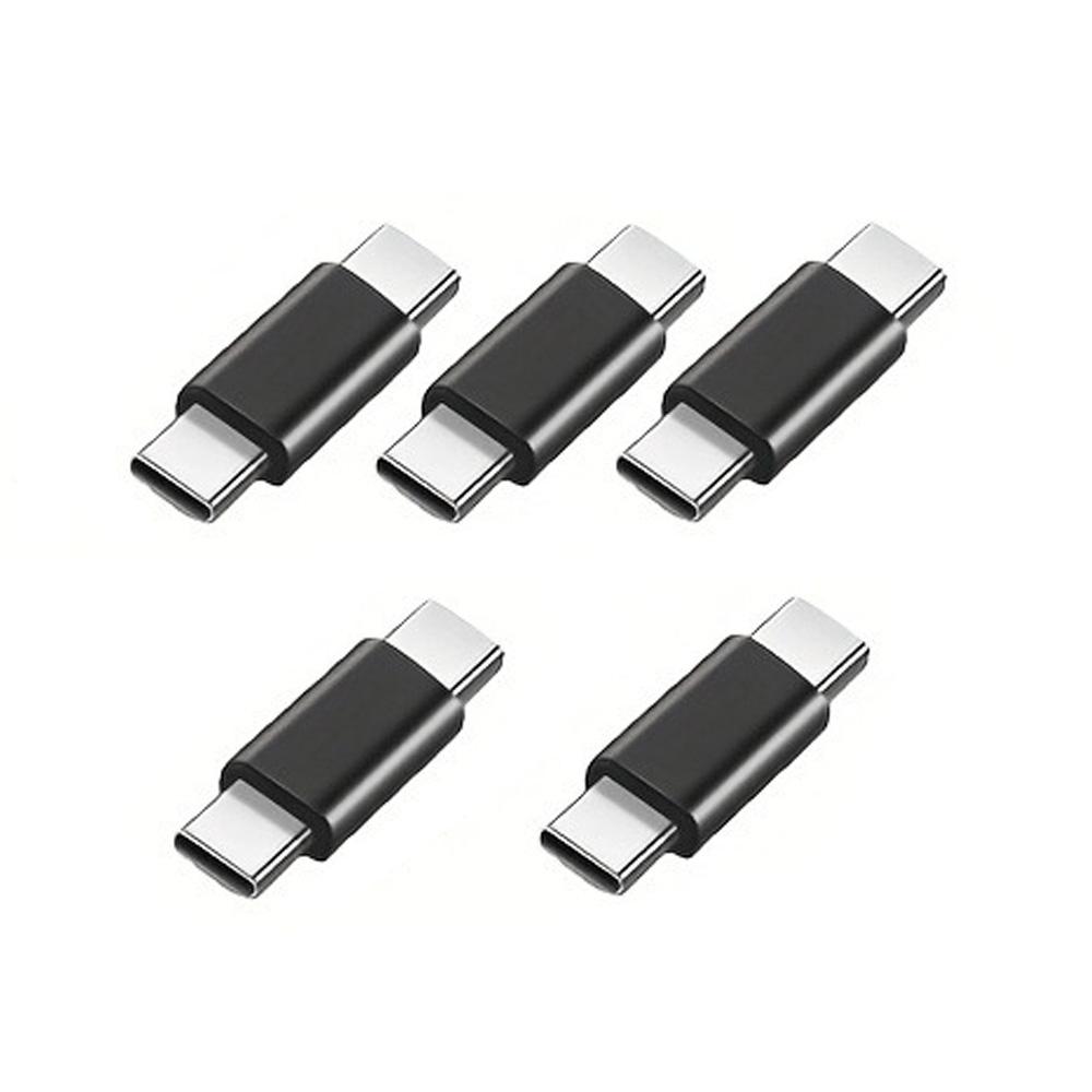 USB C Male to Male Adapter USB Type C Coupler Extender Support PD 5Gbps for Thunderbolt 4/3 MacBook Pro/Air Laptop Phones 3