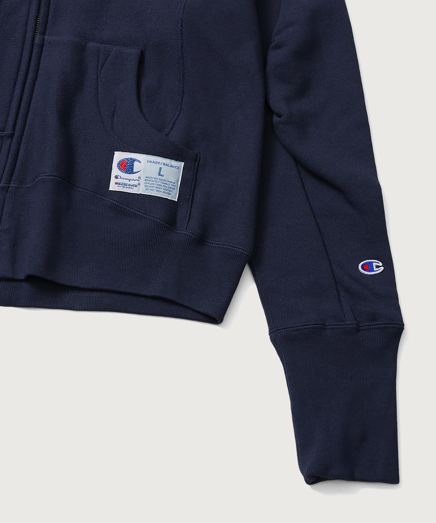 Champion X Undercover Reverse Weave Structured Zip-Up Hoodie Dark Navy