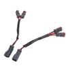 2pcs DT Wiring Harness Adapters Splitter Male to Female Heat Proof Wiring Harness Adapter Connector for LED Work Lights