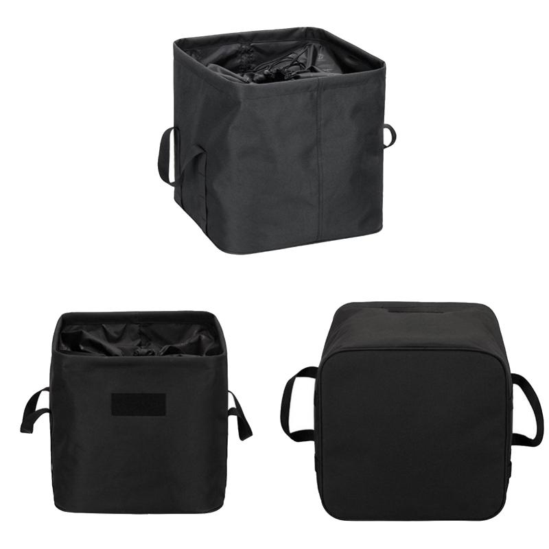 Household Portable Square Polyester Waterproof Toys Sundries Underwear Clothing Desktop Storage Basket Organizers Bag