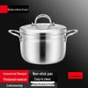 Yingbai 304 Edelstahl Dampfgarer Suppentopf für alle Herdarten