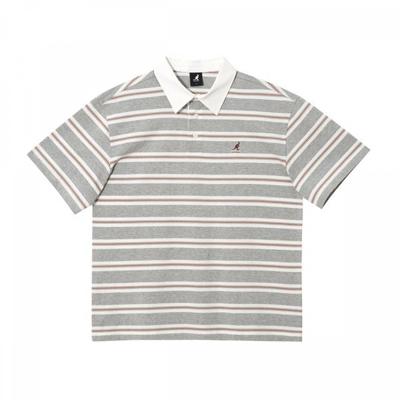 MulTi STripe Rugby T shirT Melange Grey 2818
