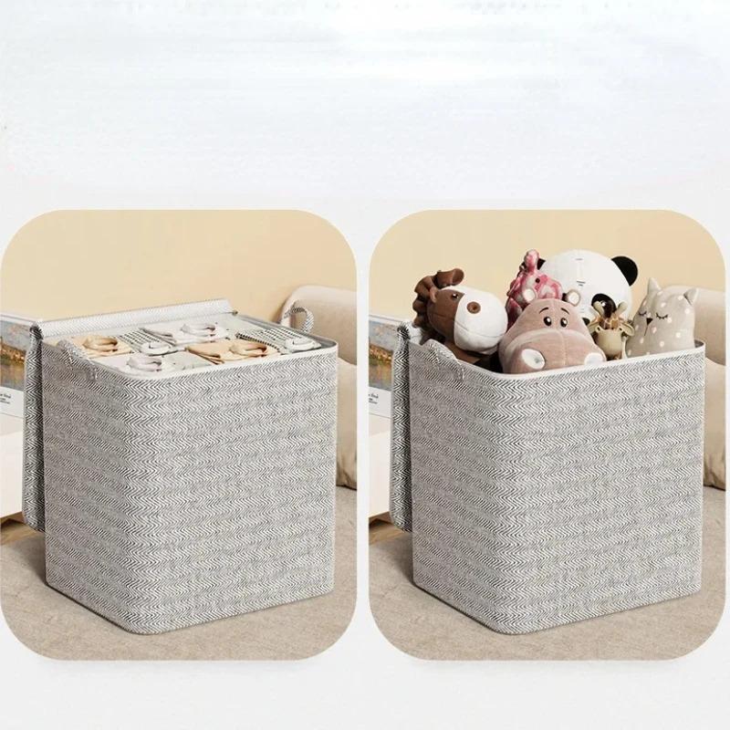Cestas de lavandería de 30L, Bolsa de Almacenamiento de Ropa, manta nórdica, clasificación de ropa a prueba de polvo, organizador, bolsas de clasificación, organización de baño