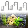 Aquarium Lily Tube Easy Setup Stainless Steel Universal Lightweight Remove Oil Film Aquarium Filter Tubing Connector Outflow Set