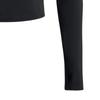 Under Armour Training Fitness Running Mock Neck Solid Pullover Slim Fit Long Sleeve Crop T-Shirt Women Tops Black 1386338-001