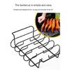 Outdoor Rib Roaster Barbecue With Detachable Features Heat Resistant Coating Spacious Cooking Area Easy Maintenance Camping Essential
