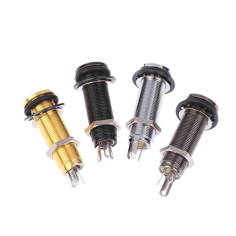 Threaded Cylinder Jack Pickup Plug Sockets For Electric Guitar Accessories Parts