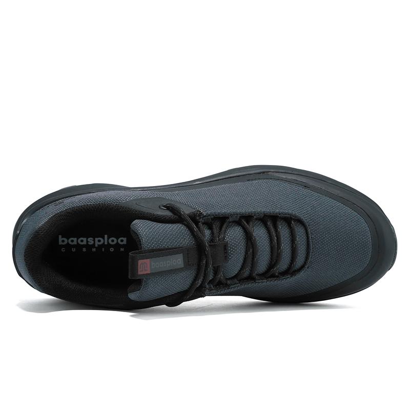 BAASPLOA Men Hiking Shoes Trekking Climbing Sneakers Non-slip Comfort Outdoor Resistant Walking Shoes Male Four Season