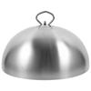 Stainless Steel Steak Cover Anti Oil Splashing Kitchen Gadget Dish Lid Cooking Tool Silver