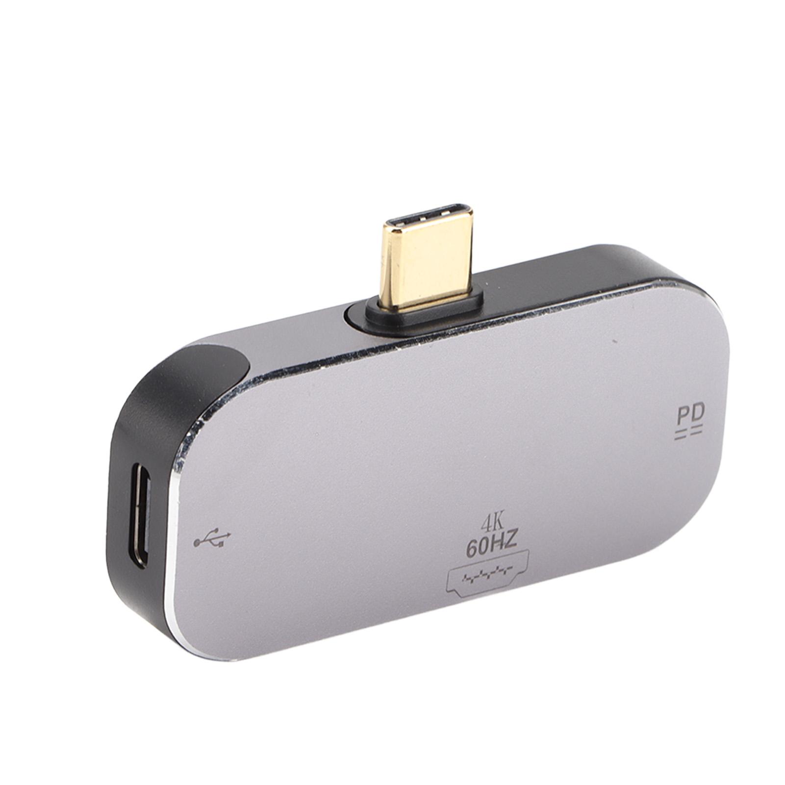 

USB C Hub 3 in 1 Type C Male to HD Multimedia Interface 2 Type C Female Docking Station for Windows for Android for OS X