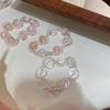 Ice through beaded bracelet exquisite niche design bracelet girls new light luxury cold feeling versatile jewelry