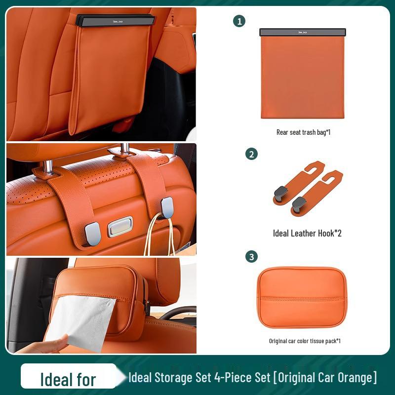 Kompatibel mit Ideal L6-L9/i6-i8 Auto-Magnetischer Müllsack für die Sitzlehne
