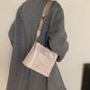 Vintage Style Shoulder Crossbody Bags For Women Pure Color Big Capacity Bucket Bag Premium Durable Quality Useful