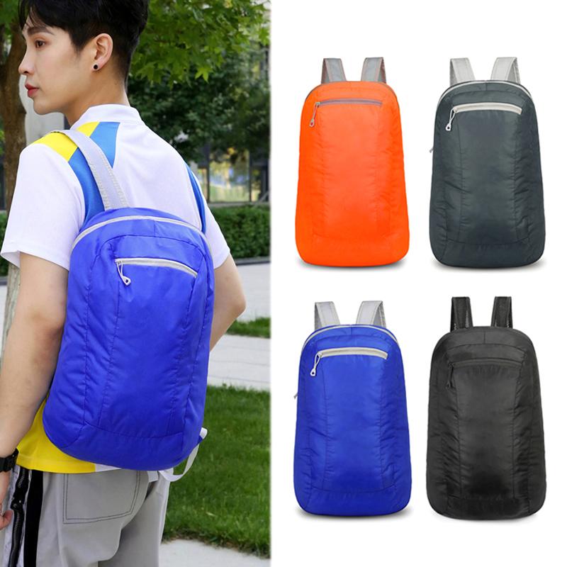 Outdoor Waterproof Foldable Lightweight Backpack Large Capacity Camping Hiking Travel Daypack Leisure Men Women Sport Bags