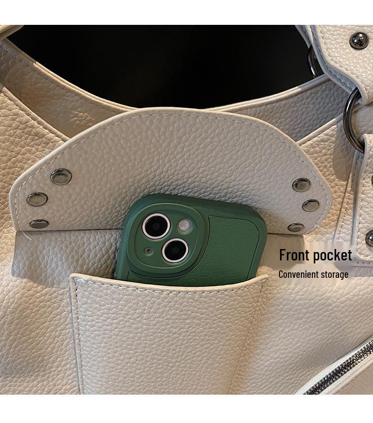 Women's Retro Crossbody Handbag: Fashionable, Versatile, Simple, Commuter-Style, Large Capacity Shoulder Tote