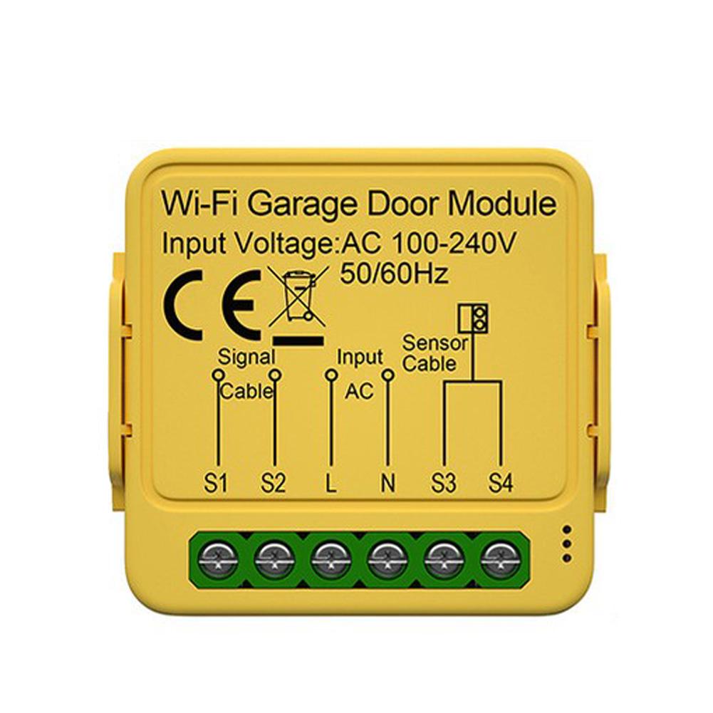 1 Set Garage Door Opener For-Tuya Smart Wifi App Intelligent Garage Door Switch Module Wifi Doors Opening Controller Accessories
