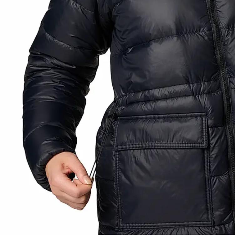 Columbia Omni-Heat Harmony Falls Hooded Zipper Comfortable Down Jacket Women jackets Black WR5479-010