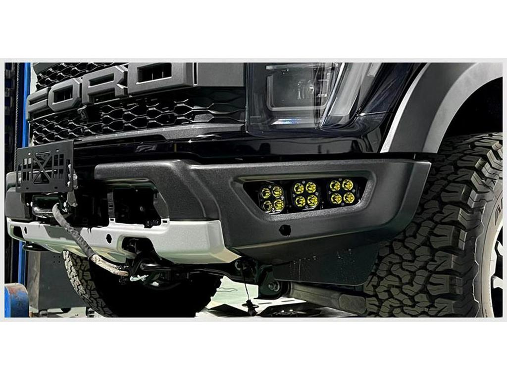 Ford Raptor F150 (2022-2024) Fog Light & LED Spotlight Bracket for Front Bumper