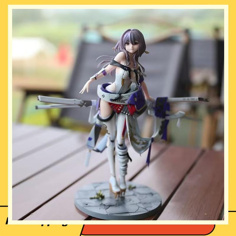 Anime Nikki 25cm Red Lotus Victory Goddess Anime Gk Model Handmade Trendy Play Statue Periphery Collection Ornament Toy Gift