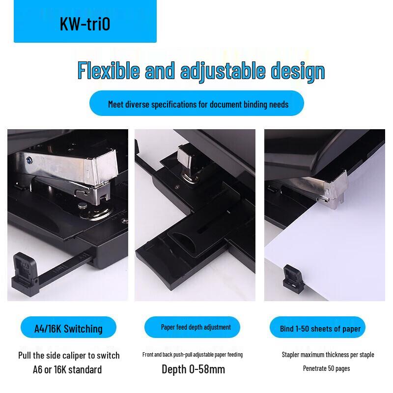 KW-triO 55Y2 Double-Head 50-Page Stapler