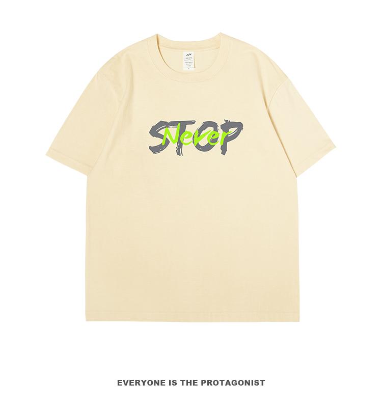 

Trendy American casual letter printed short sleeved T-shirt for men s summer 2025 new top 4XL