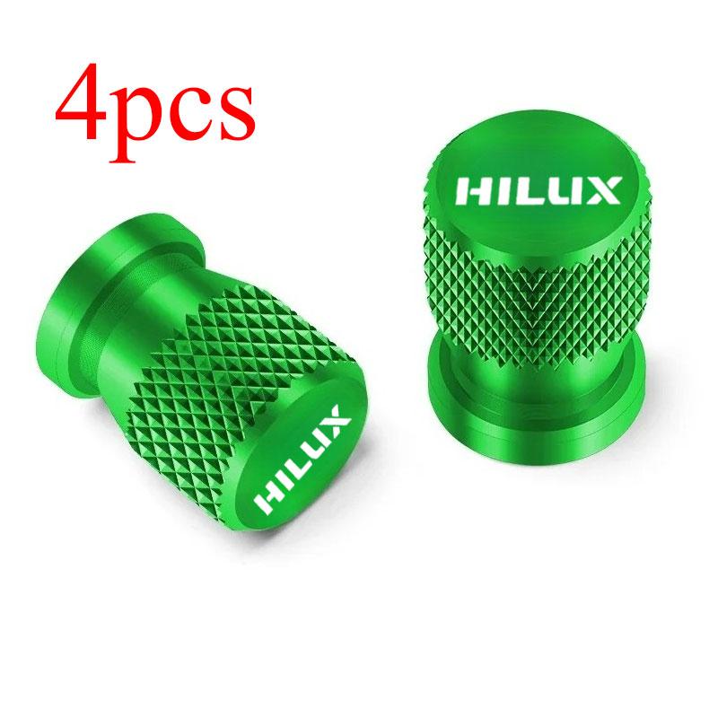 

Car Wheel Tire Valve Caps Tyre Stem Covers Airdust Waterproof 4pcs For TOYOTA HILUX Accessories