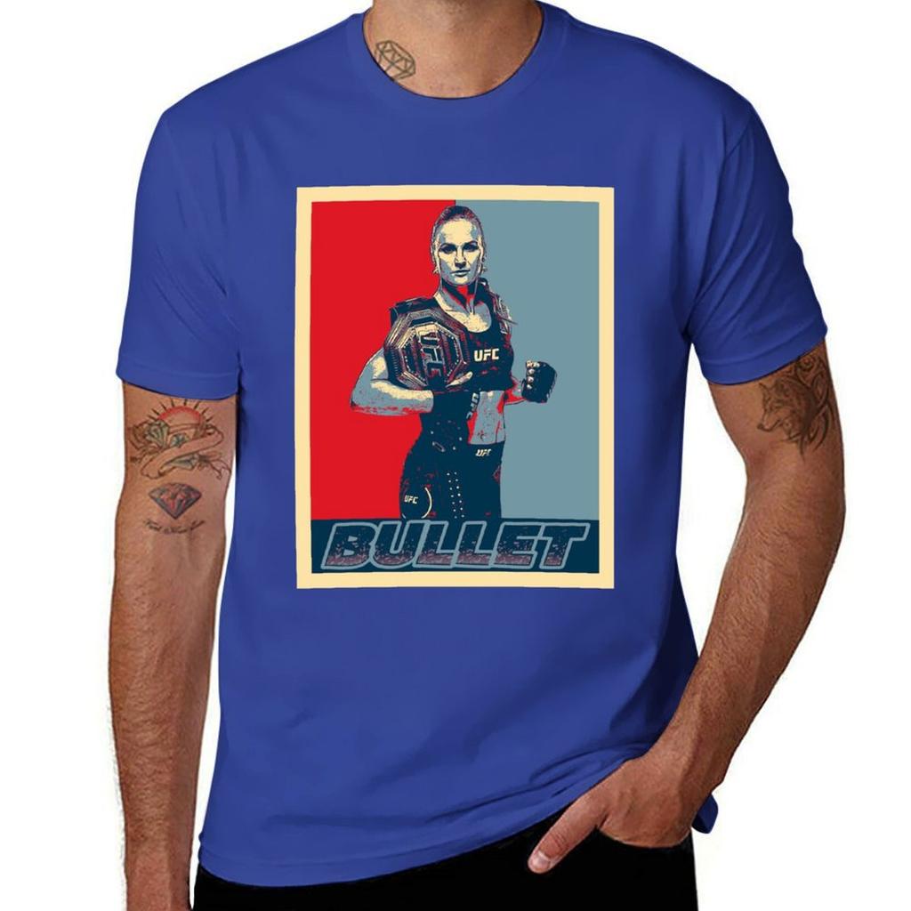 Valentina Shevchenko bullet T-Shirt vintage summer tops hippie clothes oversized graphic tee mens t shirts