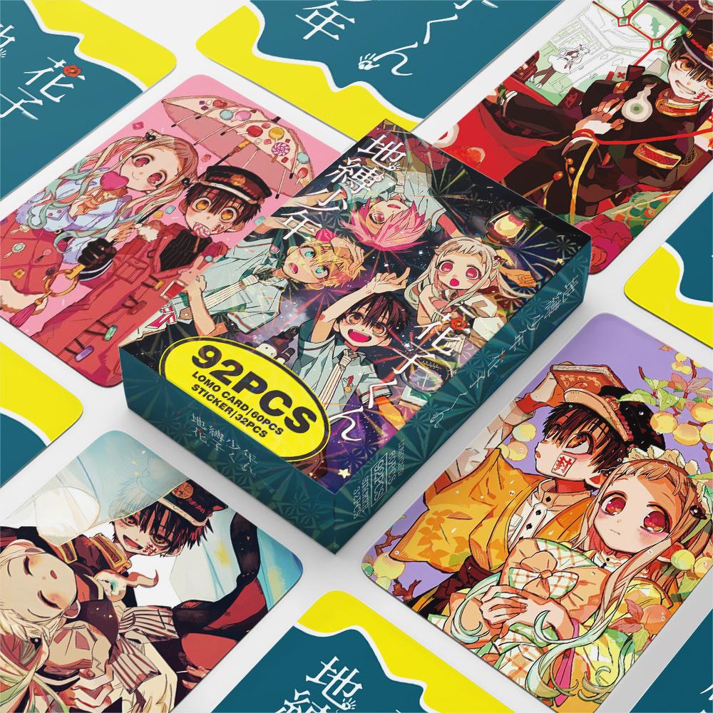92 шт. Мультяшные Аниме Lomo Карточки Туалетный мальчик Ханако-кун Милые Наклейки Коллекционные Карточки Украшение DIY Граффити Стикер