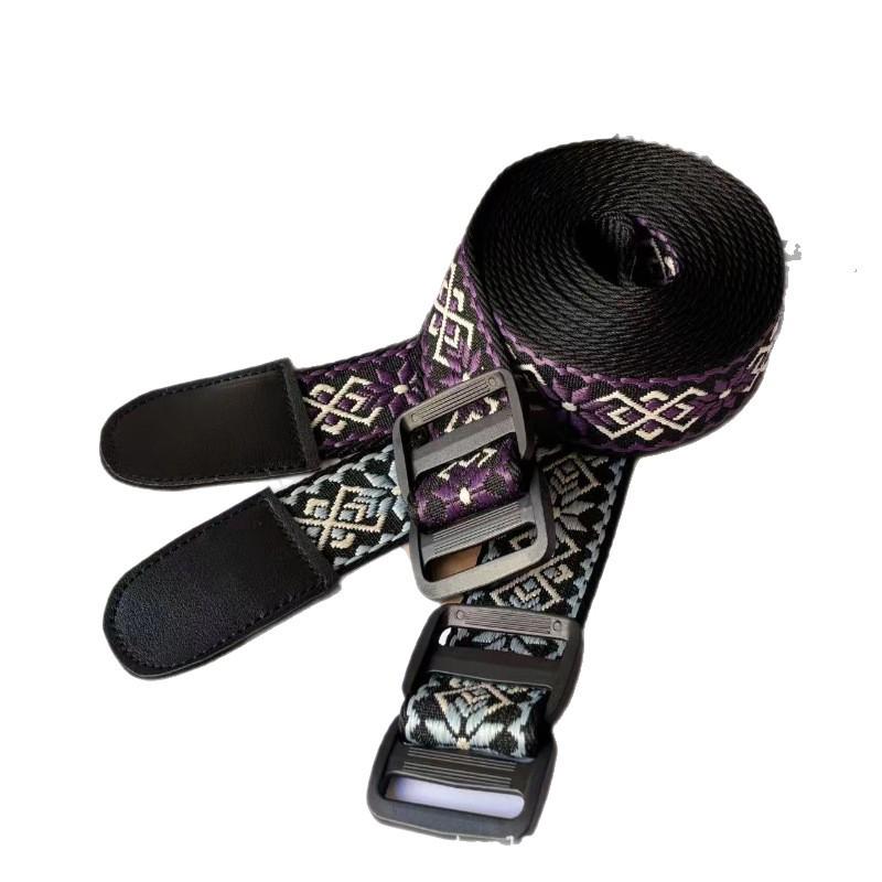 African Drum Backpack Strap: Adjustable 8", 10", 12" Waist Belt with Double Shoulder Straps for Adults and Children.