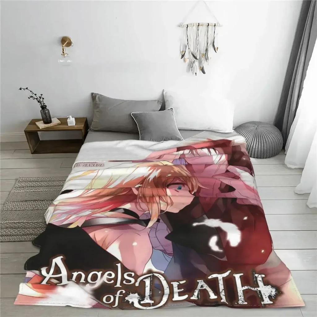 Angels of Death Blanket Anime Gardner Rachel Plush Awesome Warm Throw Blankets for Home Spring/Autumn